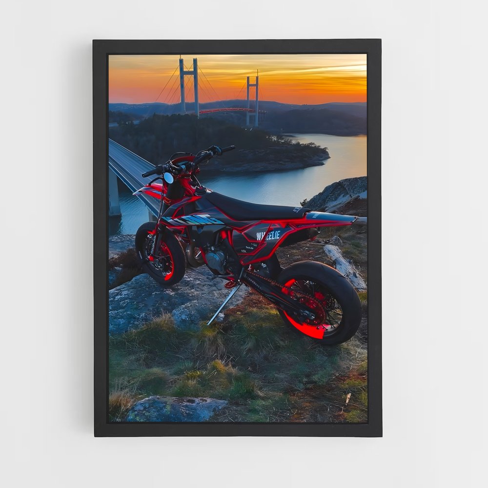 Poster Moto en Vue – affiche KTM Moto (vue 2)